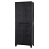 Armoire haute résine 3 tablettes L. 65 x H. 172 x P. 40 cm
