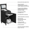 Armoire informatique mobile - Anthracite RAL7016 - Ecran inclinable - W040010028-GCGA