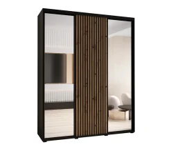 Armoire Lanko 2 a portes coulissantes H. 235,2 x L. 200 x P. 60 3 portes