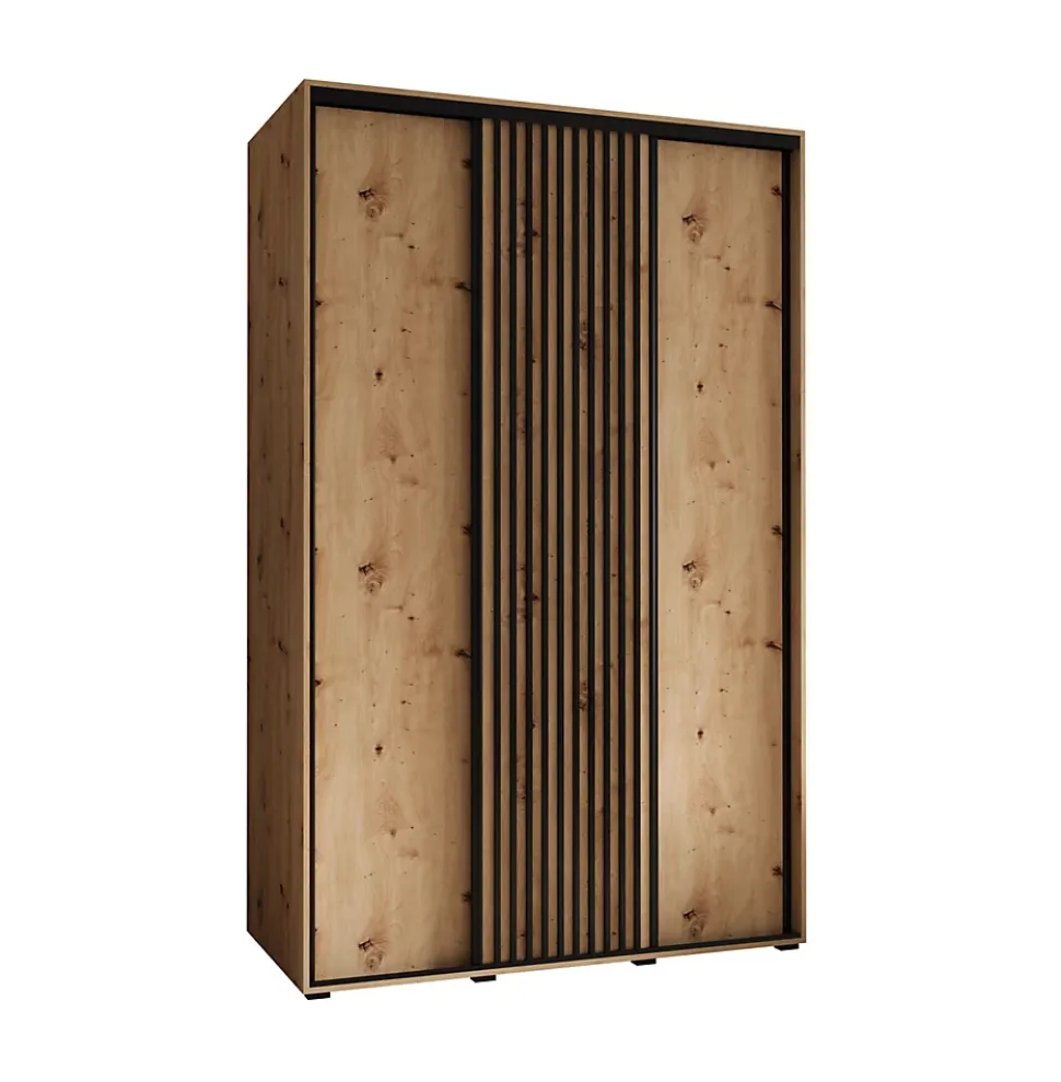 Armoire Lanko 1 a portes coulissantes H. 235,2 x L. 150 x P. 45 3 portes