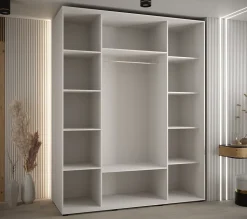 Armoire Lanko 2 a portes coulissantes H. 235,2 x L. 190 x P. 60 3 portes