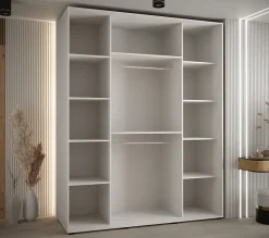 Armoire Lanko 2 a portes coulissantes H. 235,2 x L. 190 x P. 60 3 portes