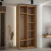Armoire Lanko 2 a portes coulissantes H. 235,2 x L. 120 x P. 60 2 portes