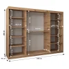 Armoire LUCY à portes coulissantes H. 250 x L. 250 x P. 62, 3 portes