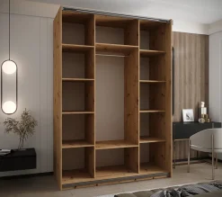 Armoire Lux 2 à portes battantes H. 245,5 x L. 180 x P. 64, 2 portes