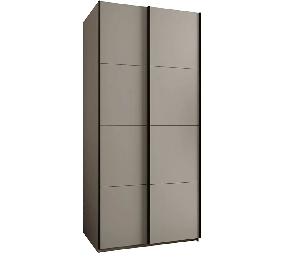 Armoire Lux 1 à portes battantes H. 245,5 x L. 100 x P. 64, 2 portes