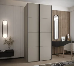 Armoire Lux 1 à portes battantes H. 245,5 x L. 100 x P. 64, 2 portes