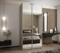 Armoire Lux 2 à portes battantes H. 245,5 x L. 120 x P. 64, 2 portes