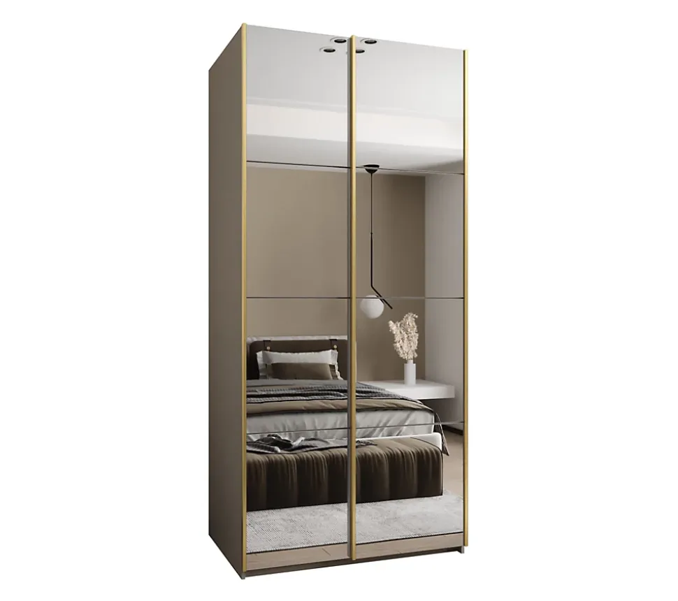 Armoire Lux 2 à portes battantes H. 245,5 x L. 120 x P. 64, 2 portes