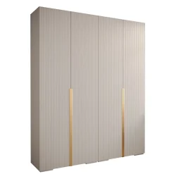 Armoire Manhattan Ryfel 9 a portes battantes H. 236,7 x L. 200 x P. 47, 4 portes