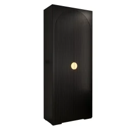 Armoire Manhattan Ryfel 1 a portes battantes H. 236,7 x L. 100 x P. 47, 2 portes