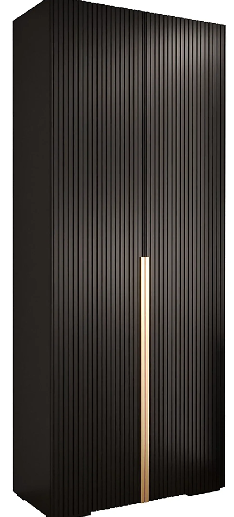 Armoire Manhattan Ryfel 9 a portes battantes H. 236,7 x L. 100 x P. 47, 2 portes