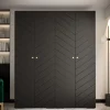 Armoire Manhattan Ryfel 4 a portes battantes H. 236,7 x L. 200 x P. 47, 4 portes