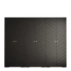 Armoire Manhattan Ryfel 4 a portes battantes H. 236,7 x L. 300 x P. 47, 6 portes