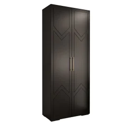 Armoire Manhattan Ryfel 8 a portes battantes H. 236,7 x L. 100 x P. 47, 2 portes