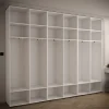 Armoire Manhattan Ryfel 3 a portes battantes H. 236,7 x L. 300 x P. 47, 6 portes
