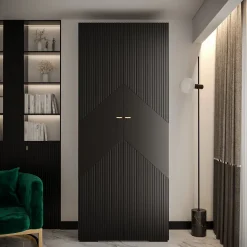 Armoire Manhattan Ryfel 2 a portes battantes H. 236,7 x L. 100 x P. 47, 2 portes