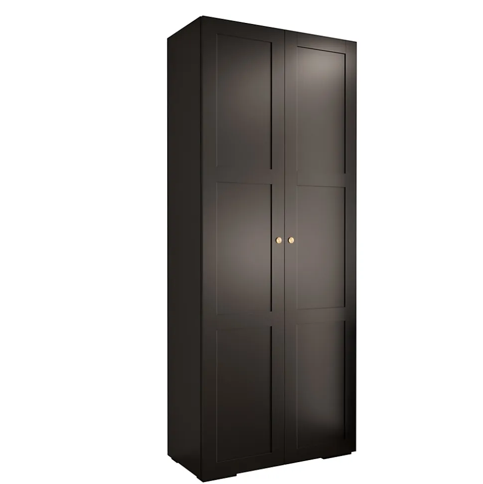 Armoire Manhattan Ryfel 10 a portes battantes H. 236,7 x L. 100 x P. 47, 2 portes