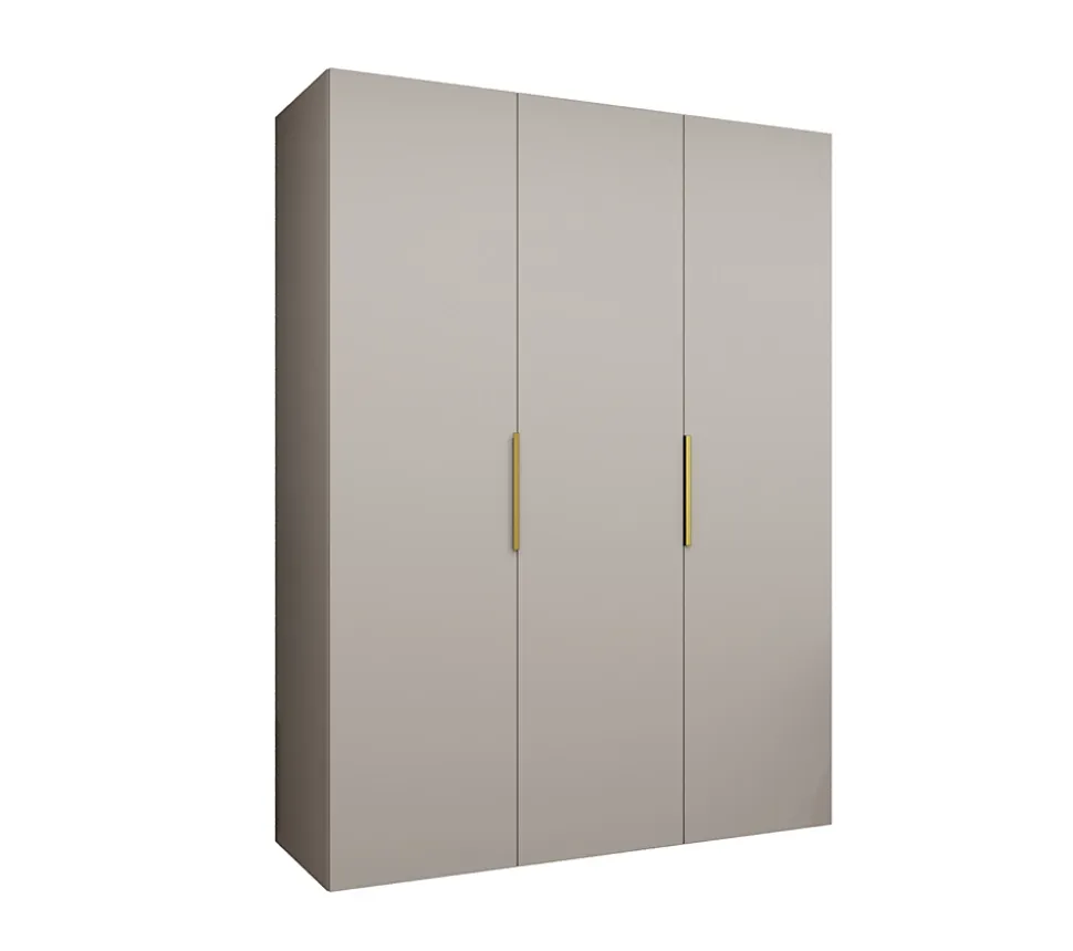 Armoire Marbella 1 a portes battantes H. 202 x L.150 x P. 52, 3 portes