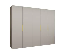 Armoire Marbella 1 a portes battantes H. 202 x L.250 x P. 52, 5 portes