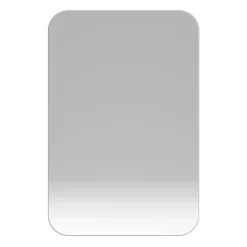 Armoire Miroir Murale - Meuble de Salle de Bain avec Rangement et Étagères Réglables, Cadre Métal, Meuble de Rangement Blanc