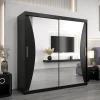 Armoire Monaco a portes coulissantes H. 200 x L. 200 x P. 62 2 portes