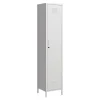 Armoire métallique Seinäjoki acier 180 x 38 x 38 cm blanc en.casa