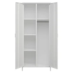 Armoire métallique Seinäjoki acier 180 x 76 x 50 cm blanc en.casa
