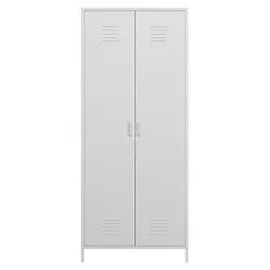 Armoire métallique Seinäjoki acier 180 x 76 x 50 cm blanc en.casa