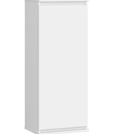 Armoire murale AKORD W40 Blanche 40 cm 1 porte façade Blanche 3 étagères 40x30x99 cm