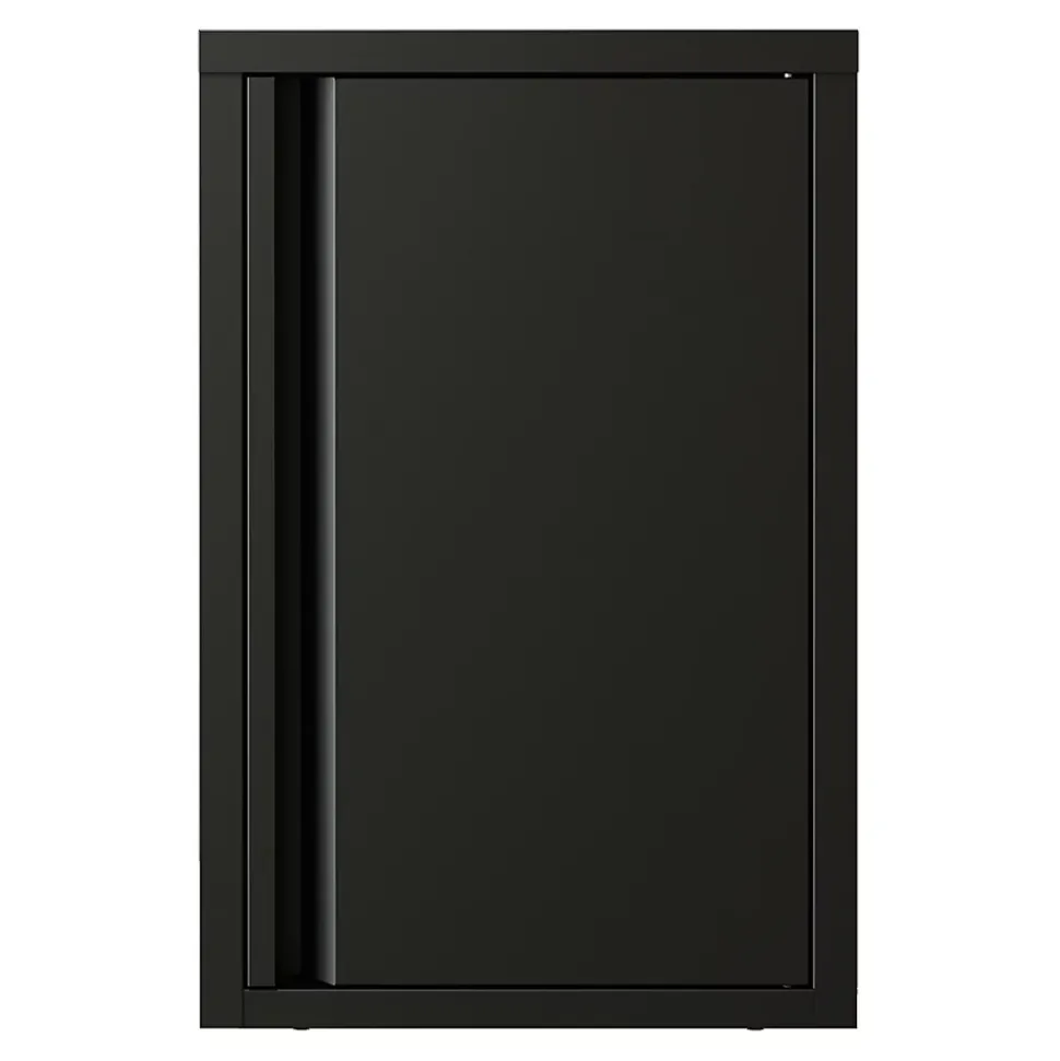 Armoire murale Burlöv 50 x 33 x 35 cm acier noir en.casa