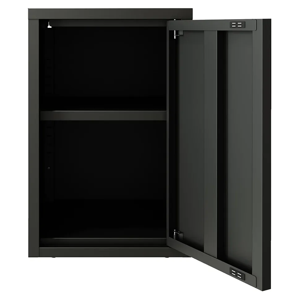 Armoire murale Burlöv 50 x 33 x 35 cm acier noir en.casa