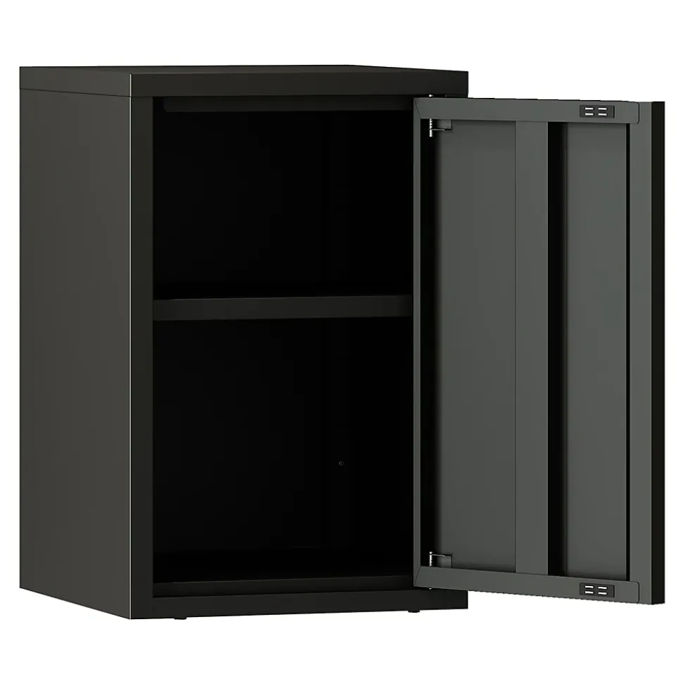 Armoire murale Burlöv 50 x 33 x 35 cm acier noir en.casa