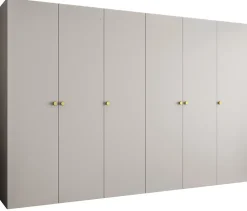 Armoire Parma 1 a portes battantes H. 202 x L.300 x P. 52, 6 portes