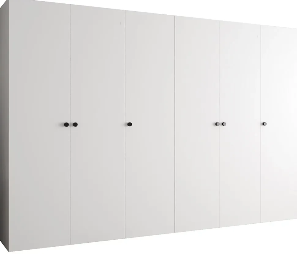 Armoire Parma 1 a portes battantes H. 202 x L.300 x P. 52, 6 portes