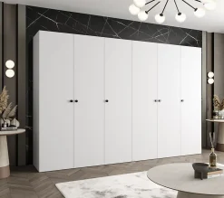 Armoire Parma 1 a portes battantes H. 202 x L.300 x P. 52, 6 portes