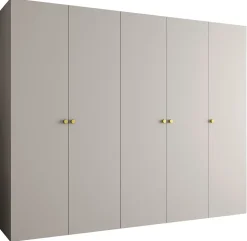 Armoire Parma 1 a portes battantes H. 202 x L.250 x P. 52, 5 portes