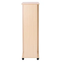 Armoire penderie armoire de rangement mobile panneaux de particules coloris chêne clair