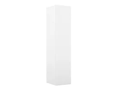 Armoire penderie blanche avec étagère GoodHome Atomia H. 225 x L. 50 x P. 58 cm