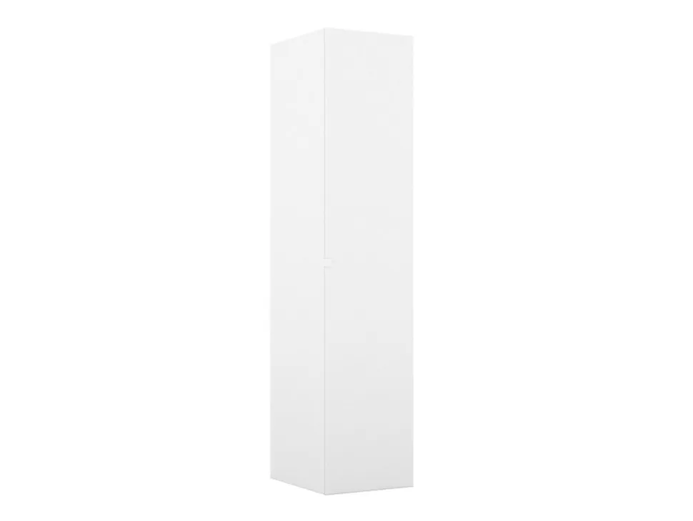 Armoire penderie blanche avec étagère GoodHome Atomia H. 225 x L. 50 x P. 58 cm