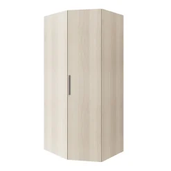 Armoire penderie d'angle effet chêne avec porte battante GoodHome Atomia H. 225 x L. 100 x P. 89 cm