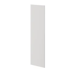 Armoire penderie effet chêne portes battantes blanches sur pieds GoodHome Atomia H. 197,5 x L. 100 x P. 60 cm