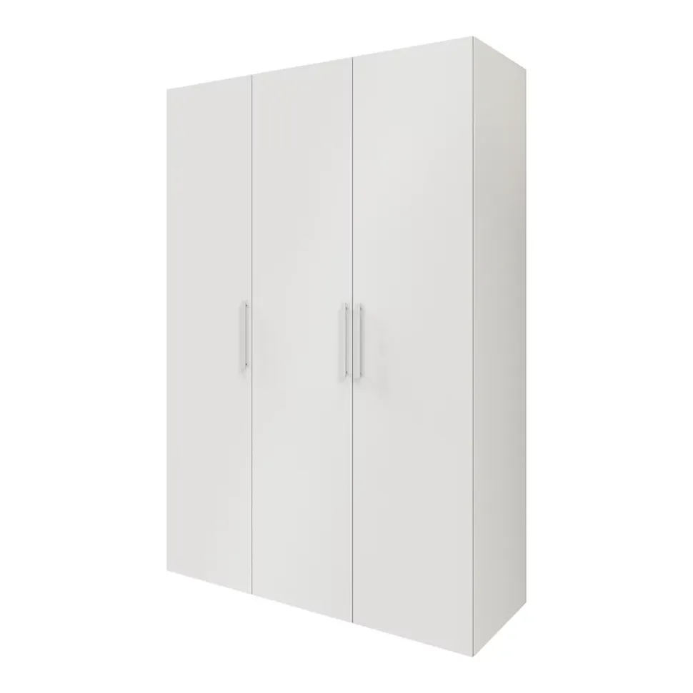 Armoire penderie portes battantes blanche GoodHome Atomia H. 225 x L. 150 x P. 60 cm