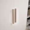 Armoire penderie portes battantes miroir et effet chêne GoodHome Atomia H. 225 x L. 150 x P. 60 cm