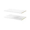 Armoire penderie portes battantes miroir et tiroirs blanc GoodHome Atomia H. 225 x L. 150 x P. 60 cm