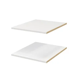 Armoire penderie portes battantes miroir et tiroirs blanc GoodHome Atomia H. 225 x L. 150 x P. 60 cm