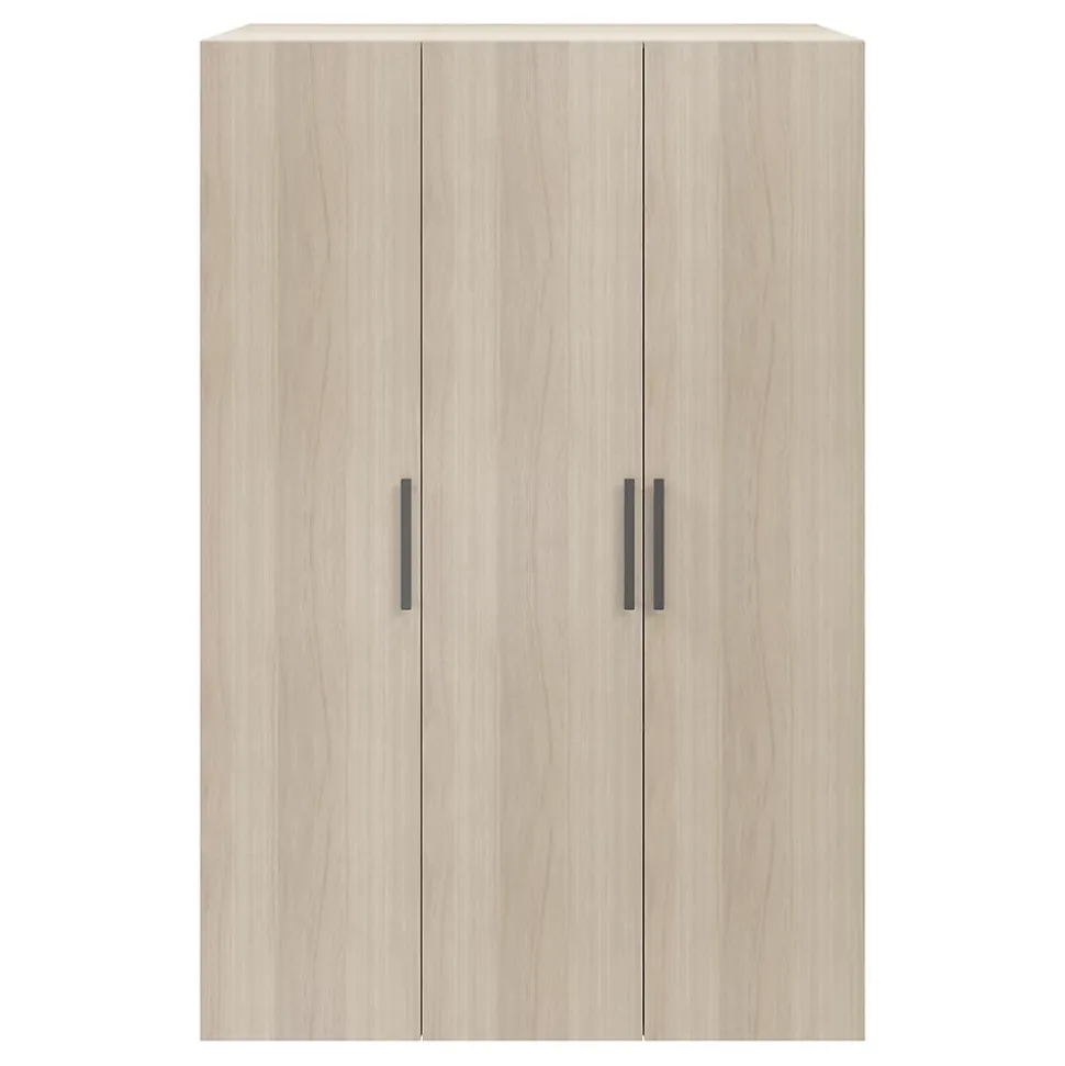 Armoire penderie portes battantes effet chêne GoodHome Atomia H. 225 x L. 150 x P. 60 cm