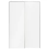 Armoire penderie portes coulissantes blanches GoodHome Atomia H. 225 x L. 150 x P. 63,5 cm