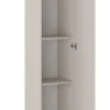 Armoire polyvalente avec 1 porte coloris beige - Longueur 37 x profondeur 34,40 x hauteur 180 cm