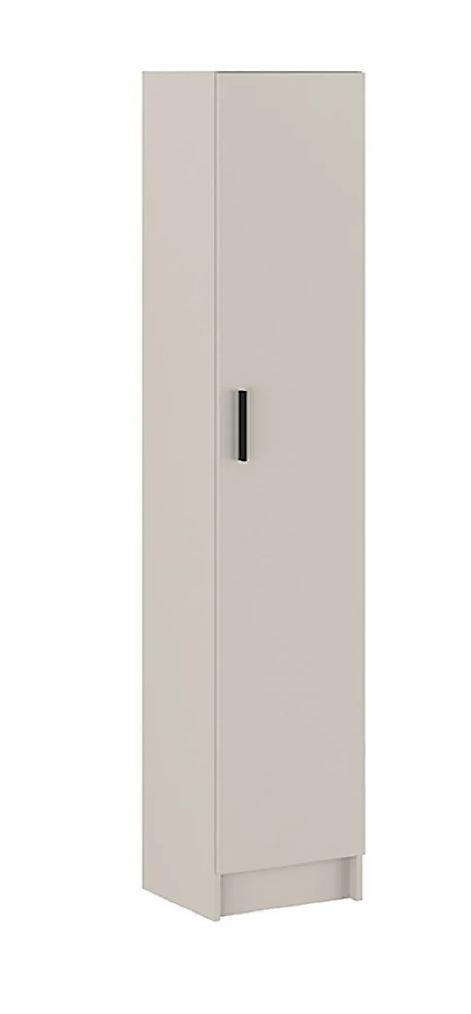 Armoire polyvalente avec 1 porte coloris beige - Longueur 37 x profondeur 34,40 x hauteur 180 cm